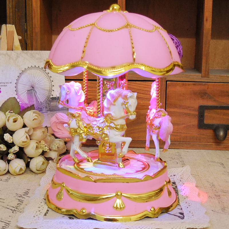 Rotating Trojan Music Cartridges Light Valentine's Day Send Girlfriend Gifts To Daughters Fine Creative Birthday Gifts 