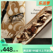 Caragle Indonesia Imports of Good Wood Ware Whole Wood Handmade Shells Decorative Pendulum Pieces Teak-wood Containing Basin Dry Flower Pots