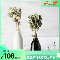 Caragle India Import Yongsheng Plant Desktop Decoration Hotel Home Indoor Ceramic Bottle Fragrant Lavender Dry Flowers
