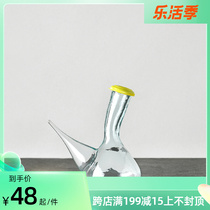 Carle Spanish Import Creativity Brief Modern Environmentally Friendly Handmade Glass Kitchen Seasoned Pot Oil Pot Big