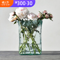 Caragle Spain imports handmade eco-friendly glass Modern European style minimalist vases Living room table High vase swing pieces