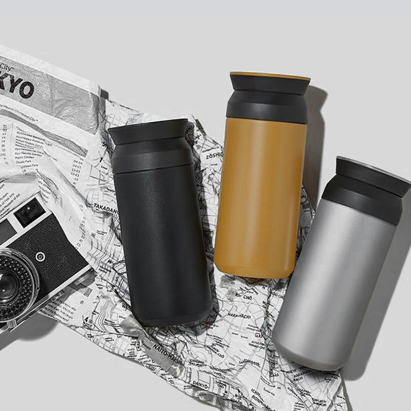 Caragle Japan imports KINTO insulated cup travel cup accompanying cup stainless steel portable water glass spot