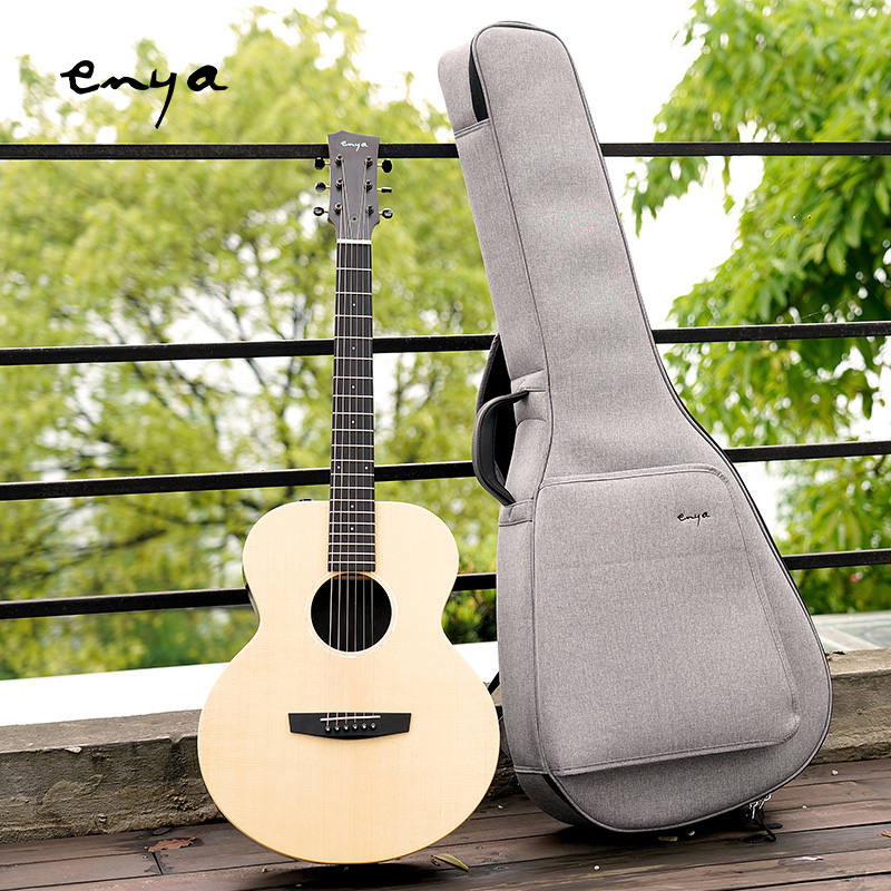 Peach fish enya enya X2 Spruce veneer student travel folk acoustic guitar 36 41 inch electric box
