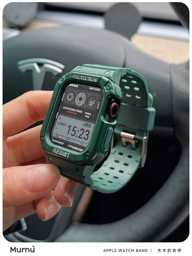 Mumu подходит для Apple AppleWatch Watches Summer -Inclusize Armor Soft Iwatch78 представитель SE2