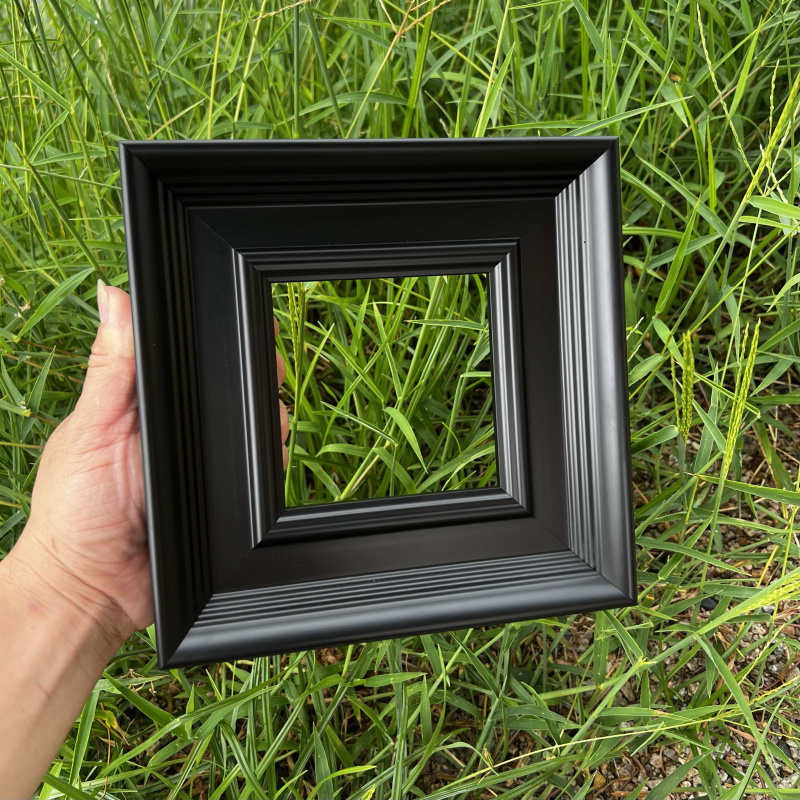 [Large Stock] Classic American-Style Black Picture Frame Oil Painting Frame Oil Painting Outer Frame Watercolor Illustration Framing A4 Sketch