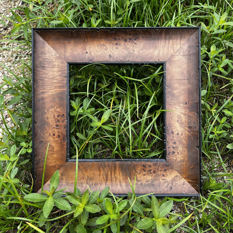 Handcrafted Leather-Covered Export-Grade American-Style Tree Stump Solid Wood Vintage Picture Frame Oil Painting Frame Watercolor Sketch Frame 7cm Handcrafted Leather-Covered Export-Grade American-Style Tree Stump Solid Wood Vintage Picture Frame Oil Painting Frame Watercolor Sketch Frame 7cm