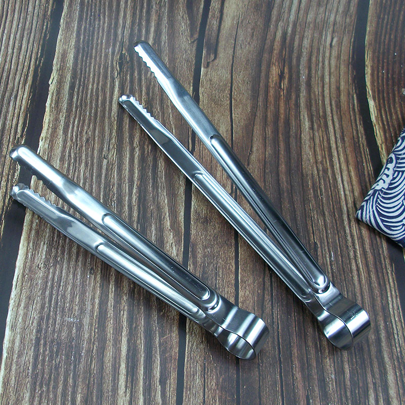 New Korean stainless steel crocodile food clip BBQ Clamp Steak Clip Food Clip Barbecue Clamp Bread Clip