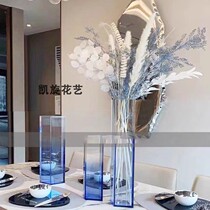Blue Ensemble Finished emulation Flower Modern Light Extravaganza Dining Room Table Hotel Sales office High-end Decorative Floral