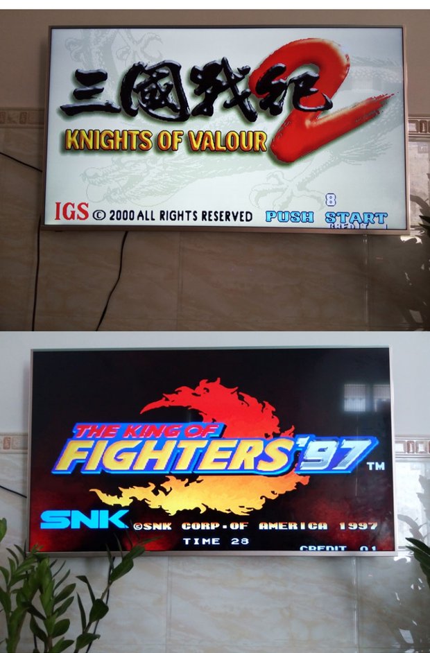 TV hộp đôi bốn người điều khiển arcade trò chơi nhà TV chiến đấu máy trò chơi máy rocker xử lý - Cần điều khiển tay cầm dualshock 4