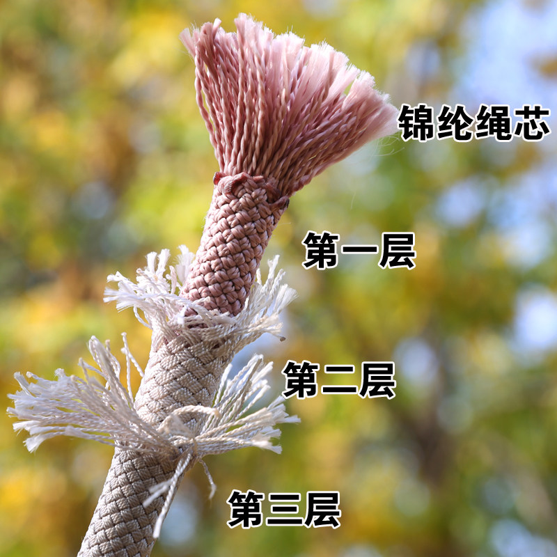 Nylon rope wear-resistant safety rope high-altitude exterior wall work special sling wear-resistant nylon rope suit spider man outdoor