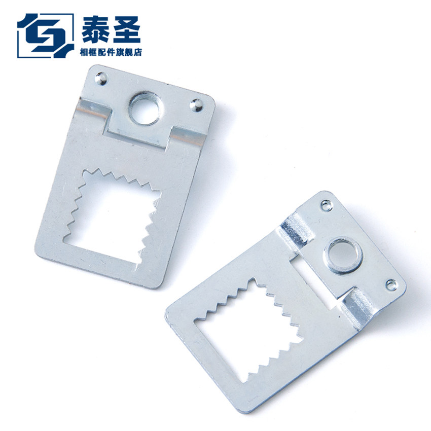 TS-K326 850 photo frame accessories silver aluminium alloy frame in square hanging 25 * 39mm100 fixed picture frame