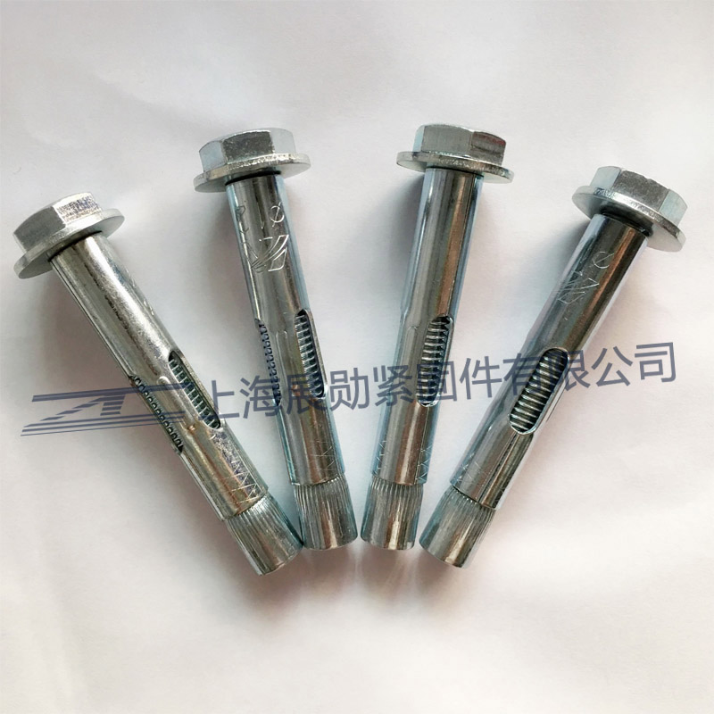 Blue White Zinc Outer Hexagon Inner Expansion Screw Up Flat Mat Carbon Steel External Hexagon Color Zinc Nella Fluffy Wall Tiger Screws