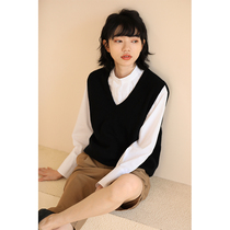 Miss Harteeth 22 Spring for matching more colourful laminations wearing minimalist sleeveless knitted sleeveless waistcoat waistcoat for women
