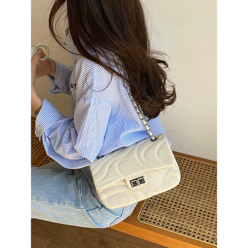 Сумка для путешествий, изысканный замок, сумка на одно плечо, в стиле Шанель