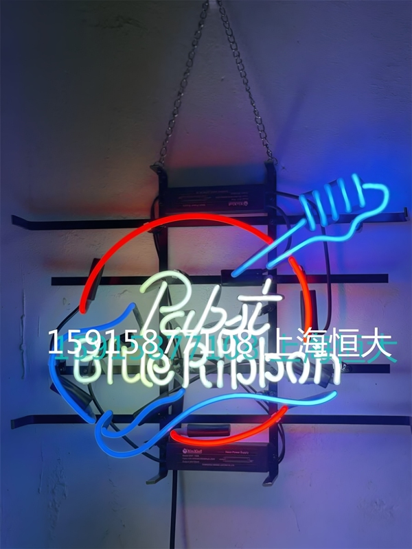 American-Style Handmade Glass Tube Neon Light Glowing Letters 220V High-Voltage Decorative Light Letters 48cm