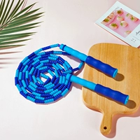Бамбуковая синяя скакалка