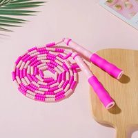 Бамбуковая розовая скакалка