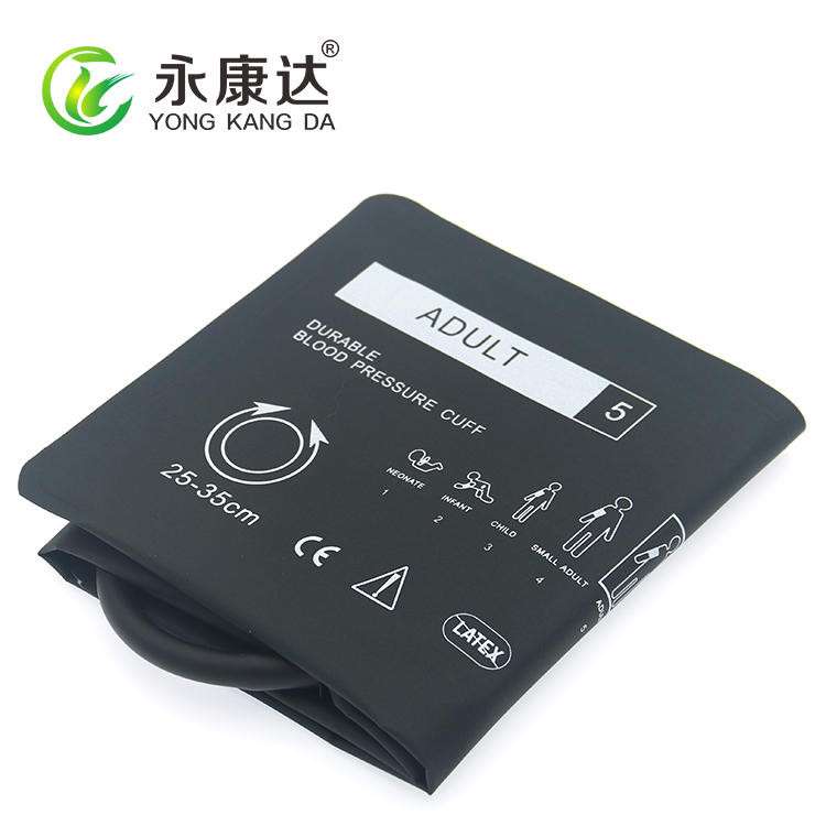 Cardiogram monitor blood pressure cuff arm with GE adult single tube without cystic cuff with cloth cover monitor without cystic cuff