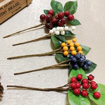 Photography props simulation fruit handmade Berry headwear bag decoration creative supplies Red Bean red fruit fruit