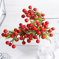 8-fork simulation Berry Christmas decoration fruit simulation flower simulation plant flower arrangement accessories blueberry fruit simulation fruit