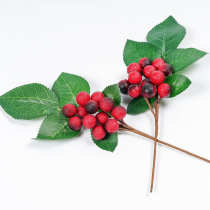 Christmas tree festive decoration berry branches plastic simulation plant decoration Bayberry branches home decoration placement branches