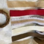 Vải bố dày đay trang trí cổ điển ảnh nền vải thủ công tự làm khăn trải bàn cũ vải thô bao vải vải họa tiết