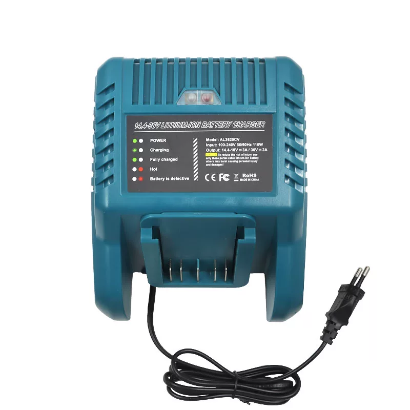Совместимый зарядное устройство для аккумулятора Bosch AL3620CV GAL3680CV 14.4V 18V 36V BAT609