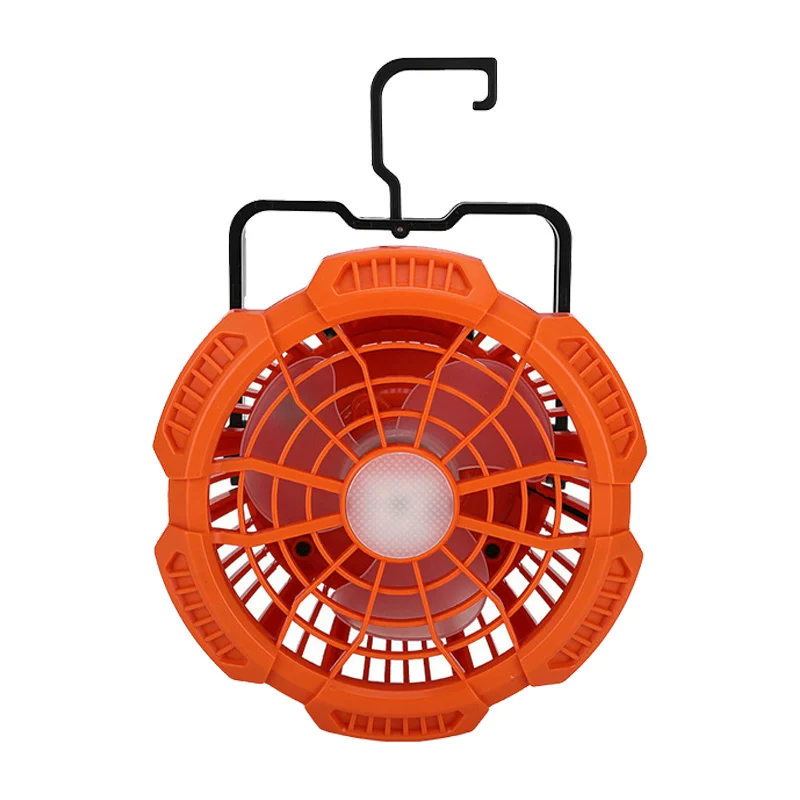 Handheld air fan, lights, flashlight, compatible lithium battery, 18v