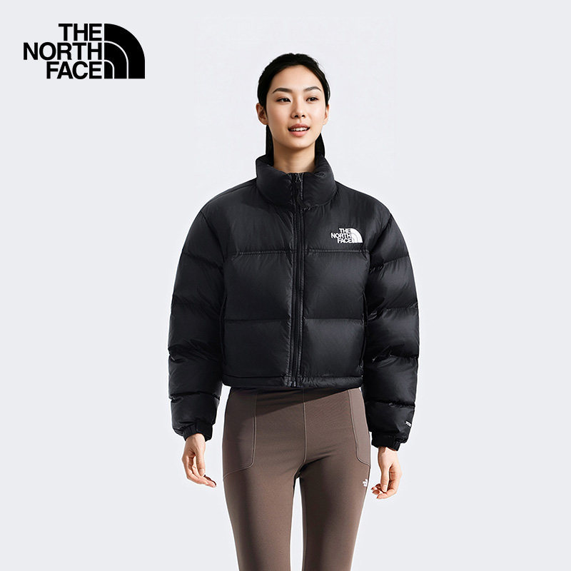 Thenorthface Icon Women's Nuptse Short High-Waisted down Jacket Goose down Water-Repellent | 5Gge
