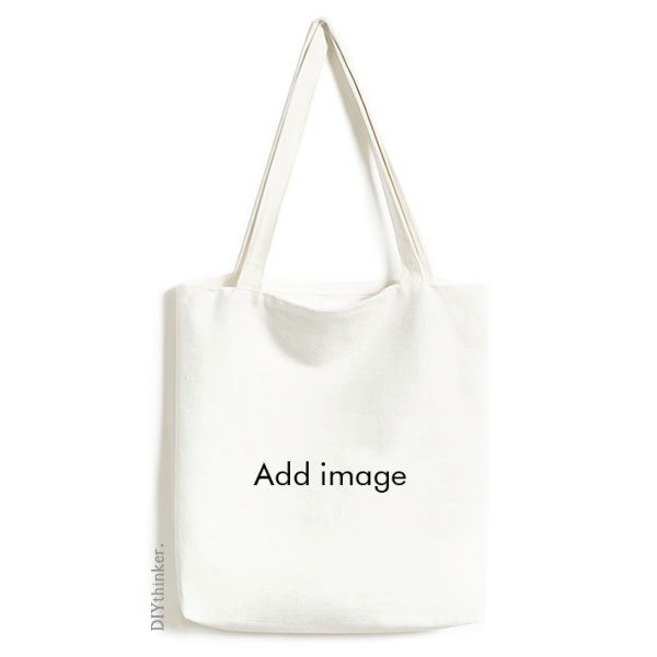 Customized Eco-Friendly Canvas Bag Casual Shopping Bag Tote Bag DIY Printing Pattern Creative Birthday Gift Souvenir