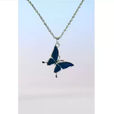 NOTFORMAD(NFM) hot butterfly titanium steel Joker brand necklace accessories national tide hip hop perimeter