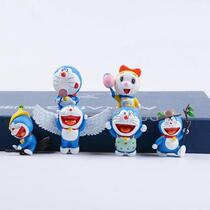  6 Doraemon robot cat Jingle cat cake decoration doll doll decoration toy gift Mobile phone shell accessories