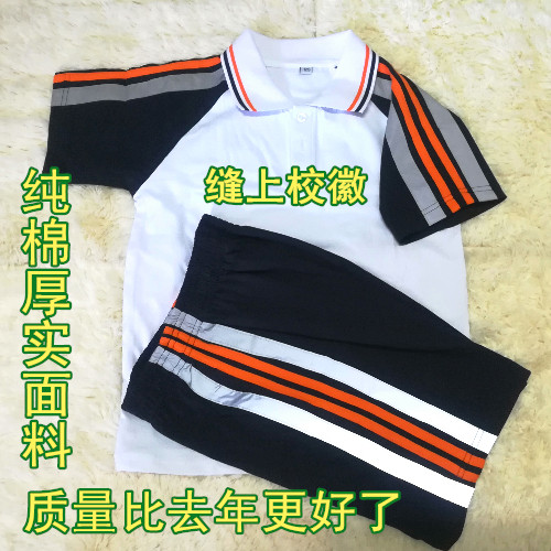 Dongguan Qingxi Town Houjie Hengli Huangjiang Shilong Wangniudun Primary and Secondary School Uniforms Summer Shirts