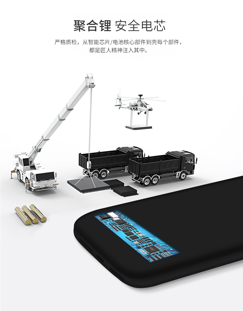 XS của Apple Clip pin sạc iphone7 6S điện dành riêng Po tối đa 8 mỏng điện thoại di động vỏ XR p - Ngân hàng điện thoại di động sạc dự phòng xiaomi 20000mah