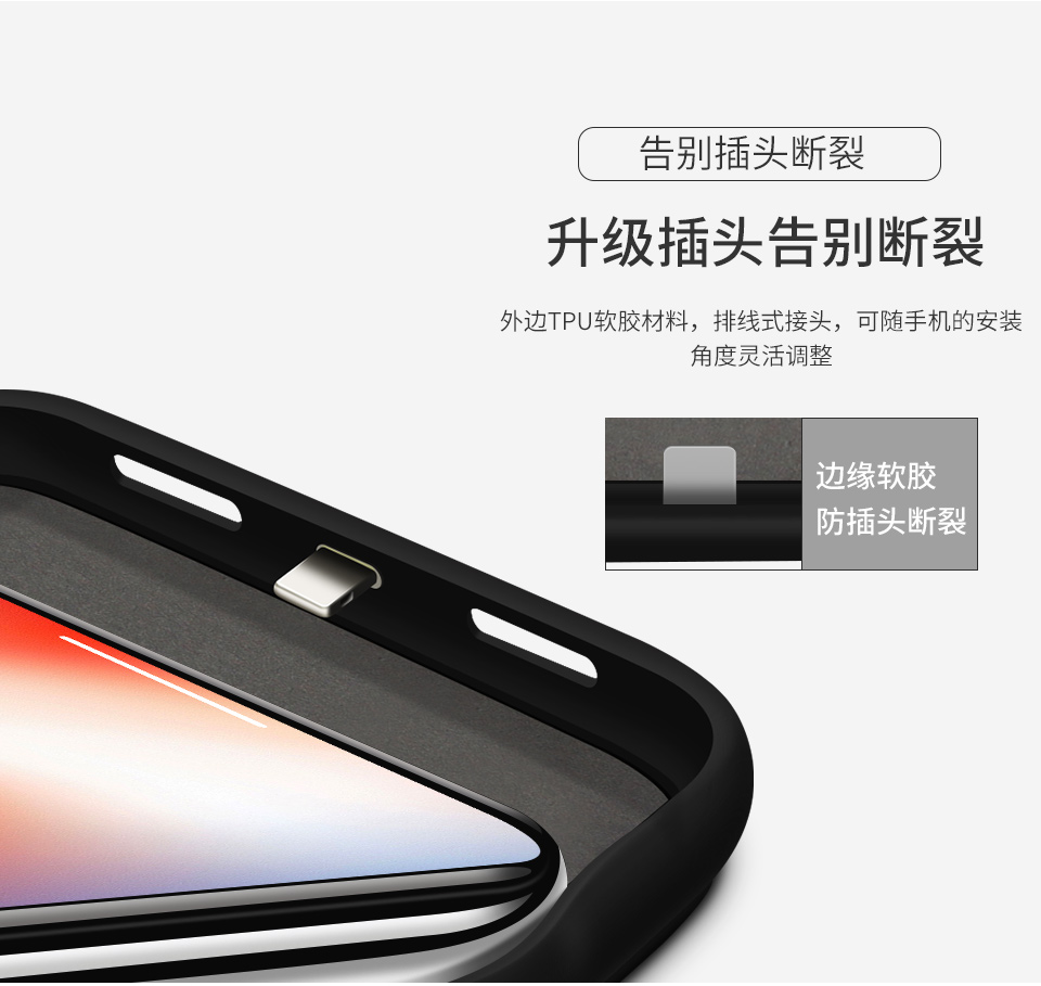 XS của Apple Clip pin sạc iphone7 6S điện dành riêng Po tối đa 8 mỏng điện thoại di động vỏ XR p - Ngân hàng điện thoại di động sạc dự phòng xiaomi 20000mah
