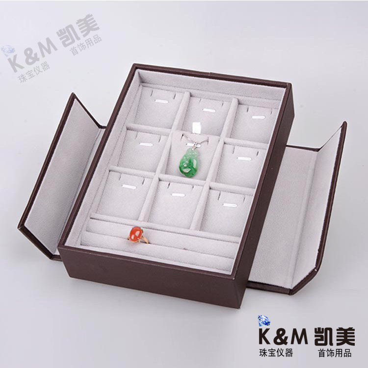 Ring pendant portable dual-use first accessories box on business jewelry Jewelry Outside with box
