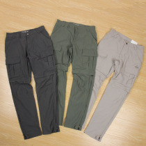 Detachable trousers in outdoor sports Spring and Autumn thin loose casual large size multi Pocket Workwear mens pants