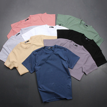 300 yuan quality selected Peruvian cotton cool cotton t - shirt summer relaxed casual collar short - sleeved T - shirt menswear