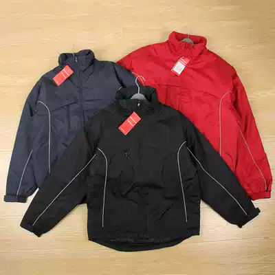 Reflector strip outdoor thickened stand collar charge cotton-proof Waterproof warm wear-resistant sports leisure fashion men's clothing