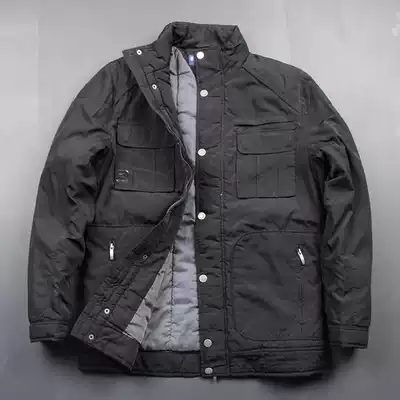 8 pockets thickened warm cotton clothes Business loose large size dad clothes casual cotton clothes Men's clothing