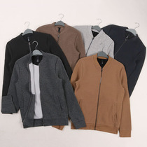 Rare Bull Stock 76% Cotton Trendy Baseball Collar Fashion Metropolitan Spring Autumn Casual Zipped Jacket Jacket Jacket Man