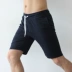 80% cotton Mùa hè terry mỏng thoải mái đơn giản màu rắn Quần short Joker Thời trang thể thao giản dị quần nam năm quần