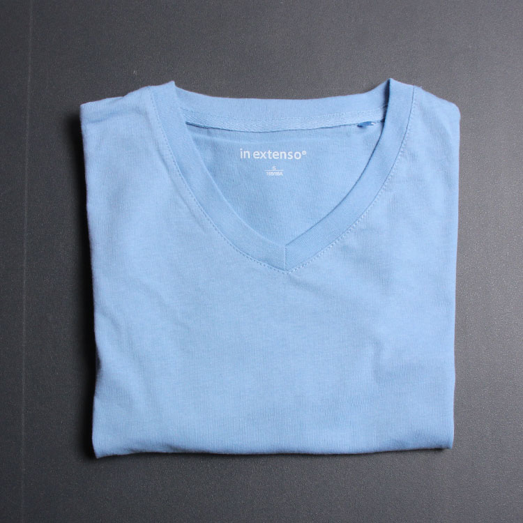 Hai buckles Henry cổ áo bông mỏng mềm mại và thoải mái giản dị thể thao nam ngắn tay T-Shirt mùa hè của nam giới chất béo mã lớn