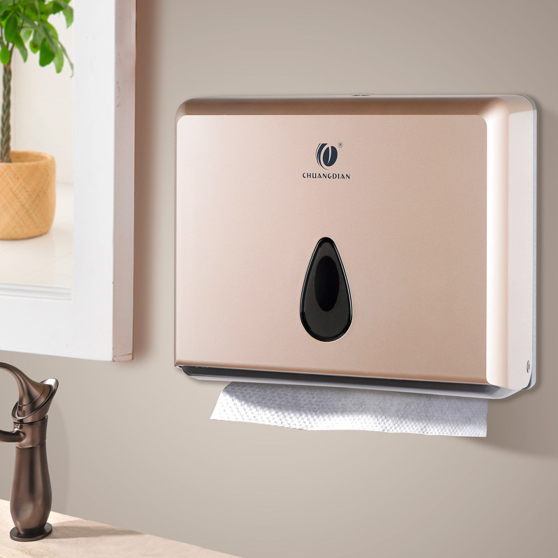 Hotel toilet paper towel box home kitchen paper towel box wall-mounted paper towel rack wipe hand box