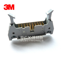 Original 3M 3428-6002LC PL horn connector 2 54MM pitch 20P horn connector GOLD plated