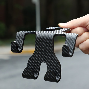 Car Seat Front and Rear Hooks, Seat Back Hooks, Multifunctional Car Storage Hooks, Car Hooks That Can Hold Mobile Phones