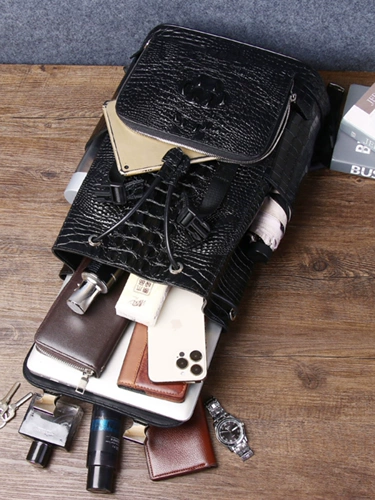 Рюкзак, качественная сумка для путешествий, Таиланд, из натуральной кожи