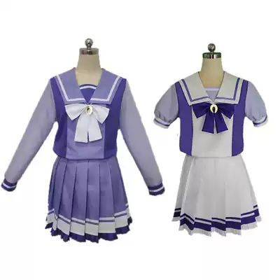 Horse racing mother winter summer school uniform cos long sleeve short sleeve sailor suit
