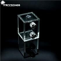FREEZE GQSX-T2 computer water cooling tank full transparent water tank mini small tank acrylic