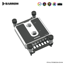 Barrow AMD AM4 platform jet type microchannel CPU water cooling head brief series LTCP03A-04N